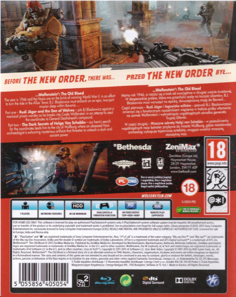 Wolfenstein - The Old Blood - Dos