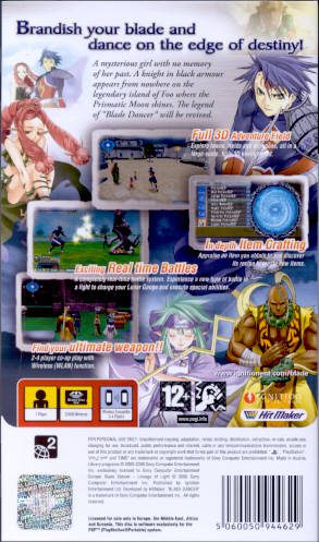 Blade Dancer : Lineage of Light - Dos