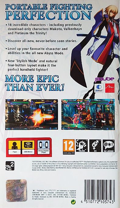 BlazBlue : Continuum Shift II - Dos