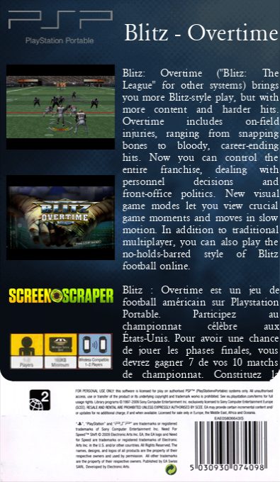 Blitz : Overtime - Dos