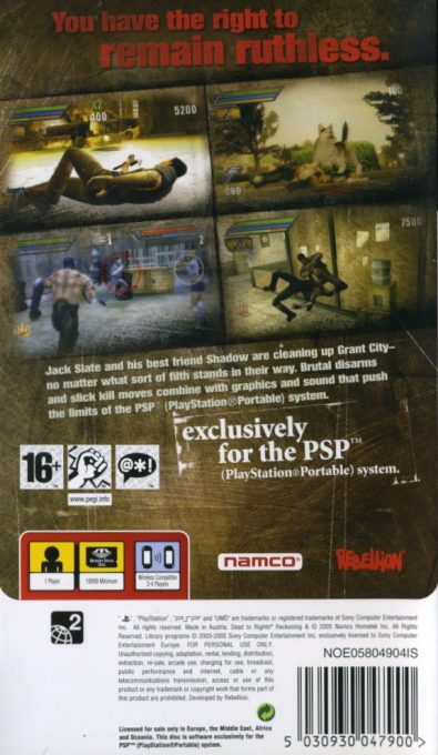 Dead to Rights : Reckoning - Dos