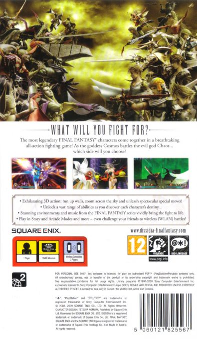 Dissidia : Final Fantasy - Dos