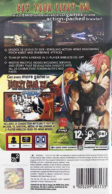 Guilty Gear Judgment - Dos