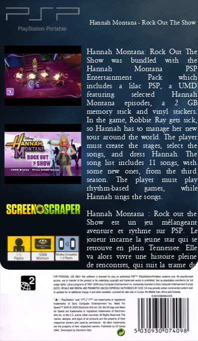 Hannah Montana : Rock Out the Show - Dos
