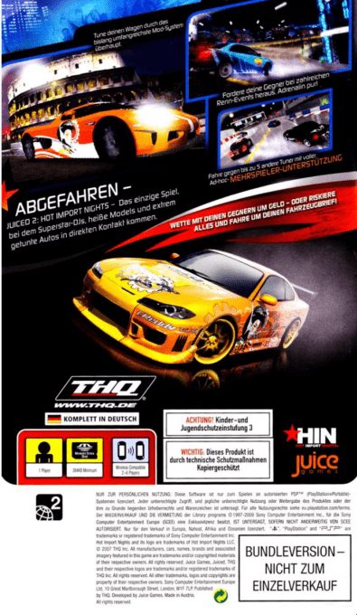 Juiced 2 : Hot Import Nights - Dos