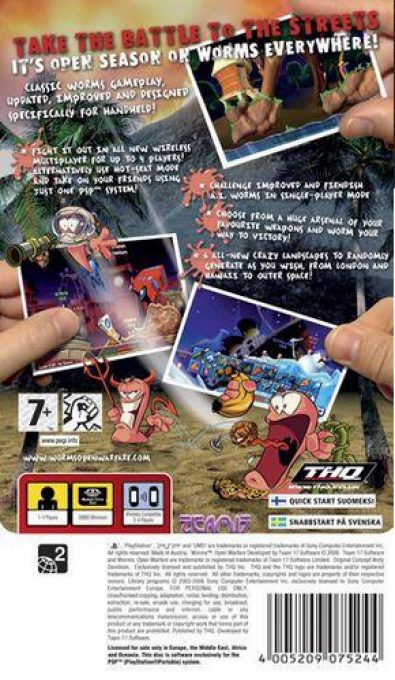 Worms : Open Warfare dos