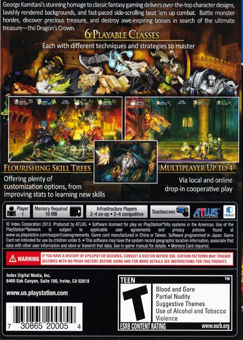 Dragon's Crown - Dos