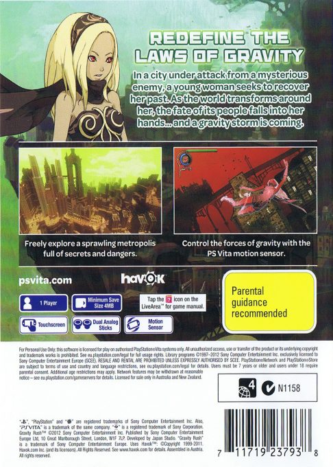 Gravity Rush - Dos