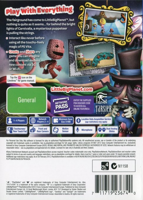LittleBigPlanet PS Vita - Dos