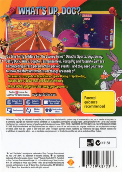 Looney Tunes Galactic Sports - Dos