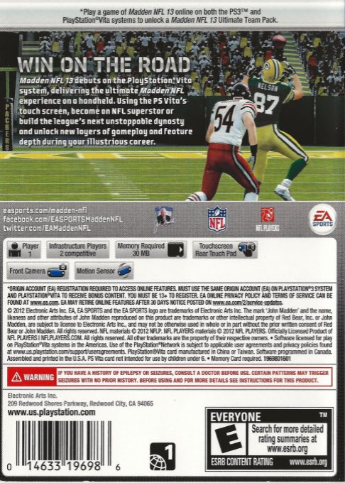 Madden Nfl 13 - Dos