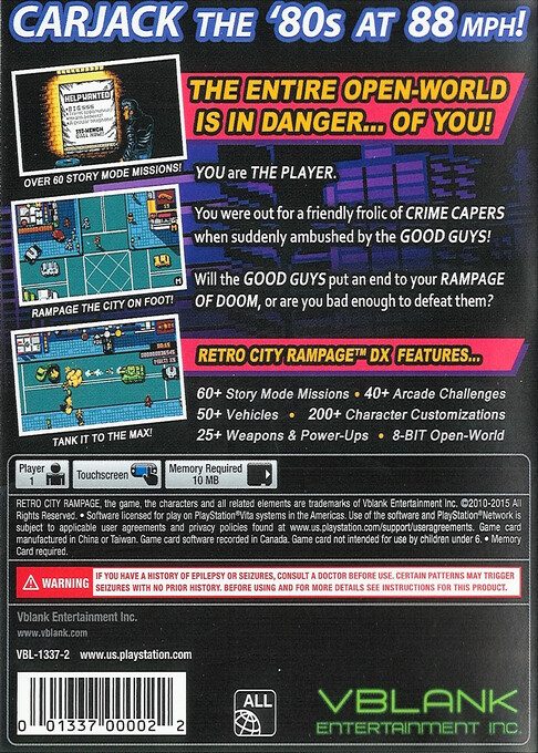 Retro City Rampage Dx - Dos