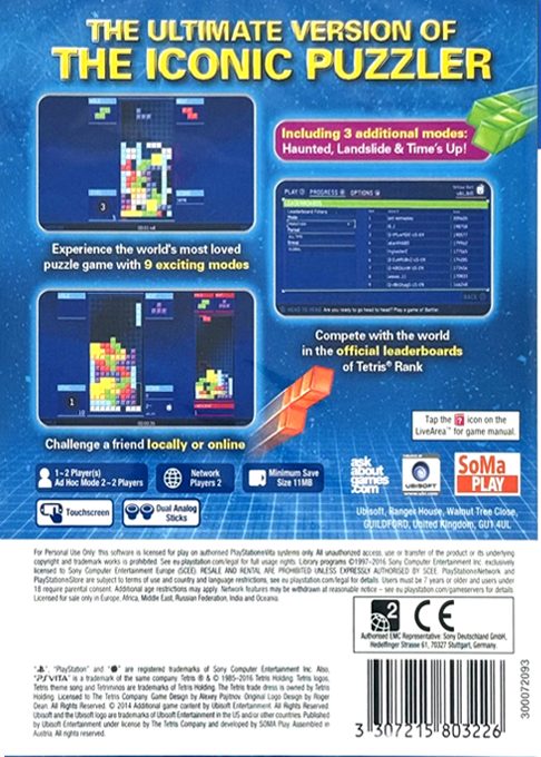 Tetris Ultimate - Dos