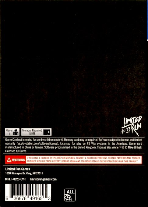 Thomas Was Alone - Dos