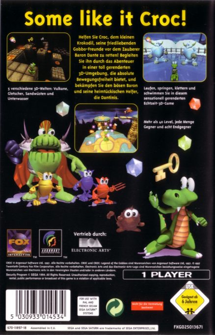 Croc : Legend of the Gobbos - Dos