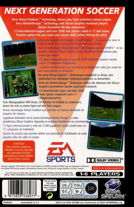 FIFA Soccer 96 - Dos