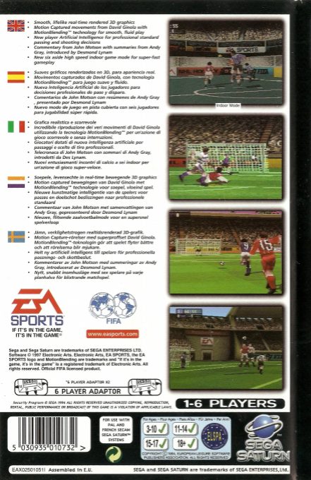 FIFA Soccer 97 - Dos