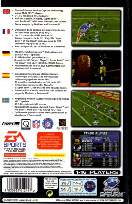 Madden NFL 97 dos