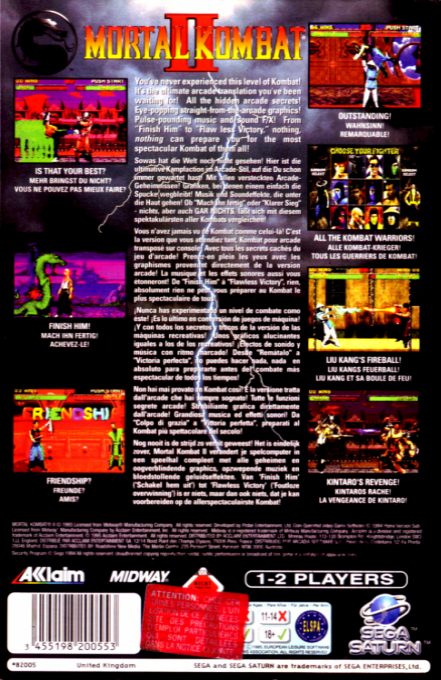 Mortal Kombat II - Dos