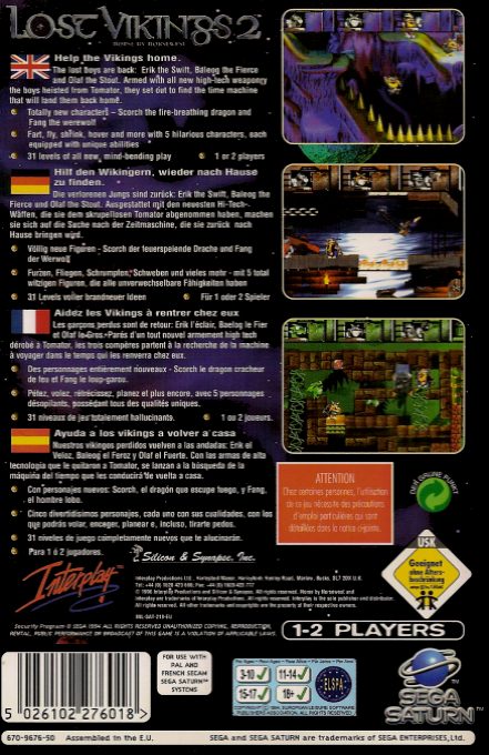 Norse by Norsewest : The Return of the Lost Vikings - Dos