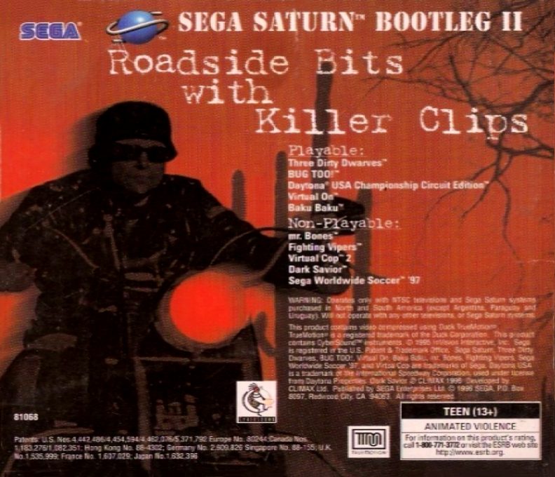 Sega Saturn Bootleg II : On the Road dos