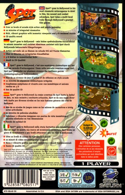 Spot Goes to Hollywood - Dos