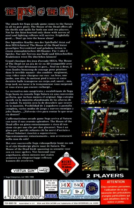 The House of the Dead - Dos