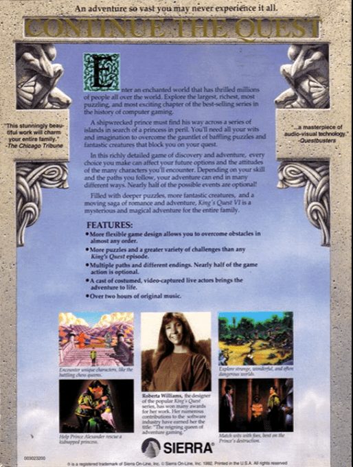 King's Quest VI: Heir Today, Gone Tomorrow - Dos