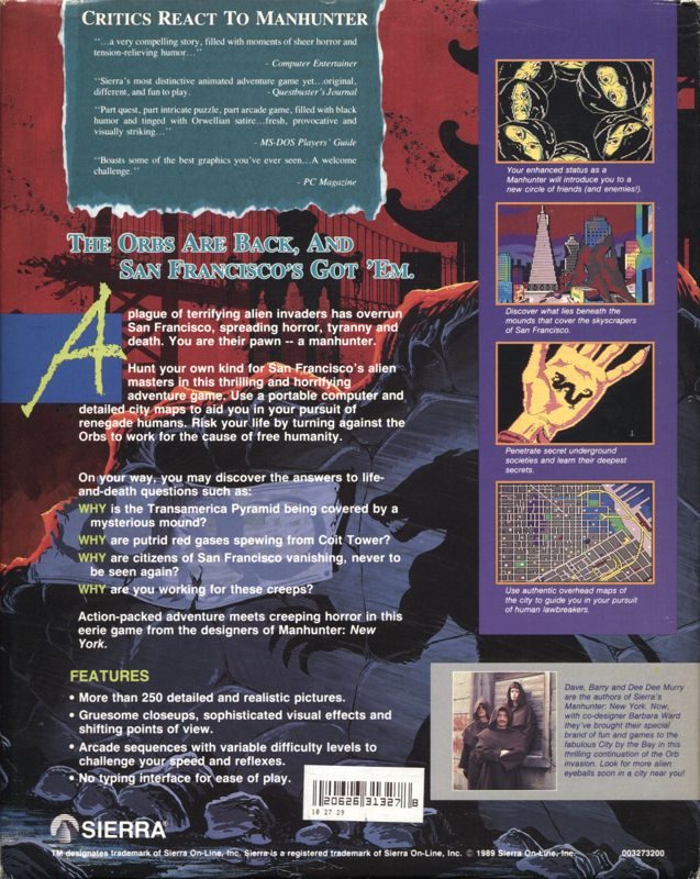Manhunter 2 : San Francisco - Dos