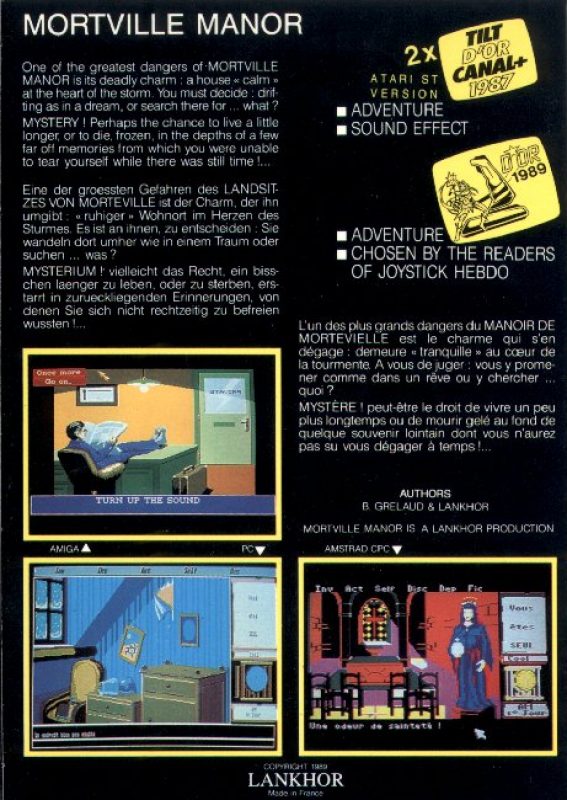 Mortville Manor - Dos