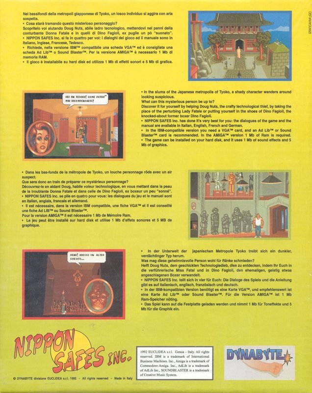 Nippon Safes, Inc. - Dos