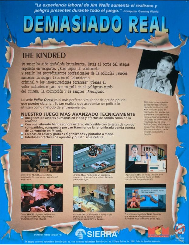 Police Quest 3 : The Kindred - Dos