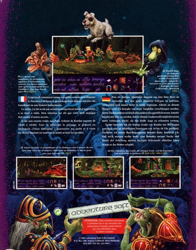 Simon The Sorcerer - Dos