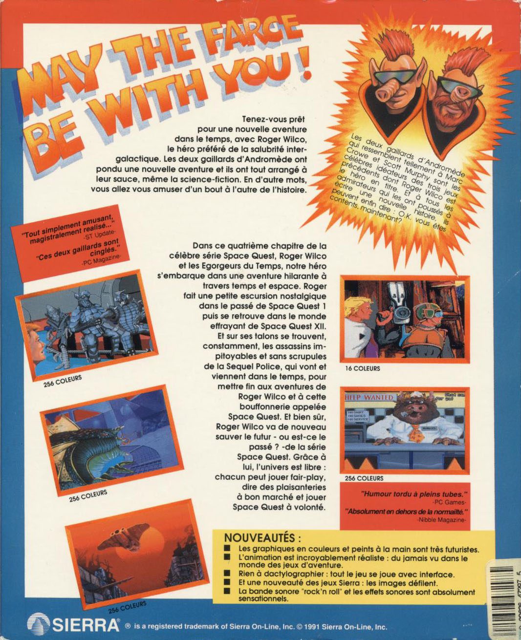 Space Quest IV: Roger Wilco and the Time Rippers - Dos