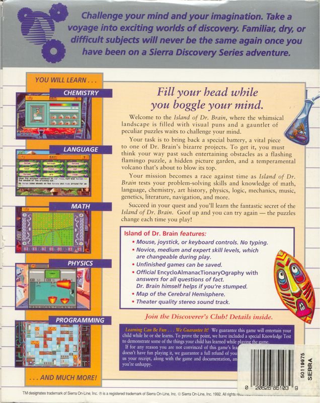 The Island of Dr. Brain - Dos