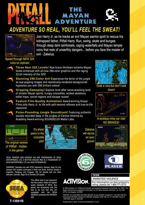 Pitfall : The Mayan Adventure - Dos