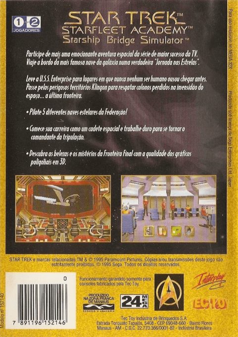 Star Trek, Starfleet Academy : Starship Bridge Simulator - Dos