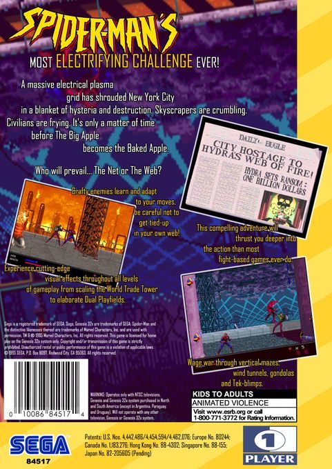 The Amazing Spider-Man : Web of Fire - Dos