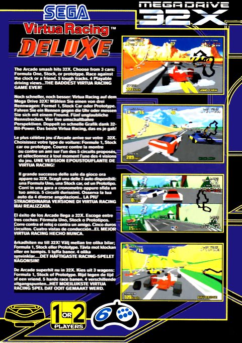 Virtua Racing Deluxe - Dos