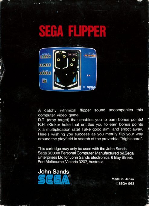 Sega Flipper - Dos