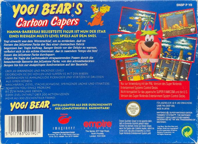Adventures of Yogi Bear - Dos