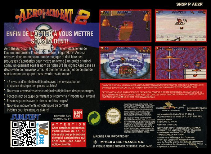 Aero the Acro-Bat 2 - Dos