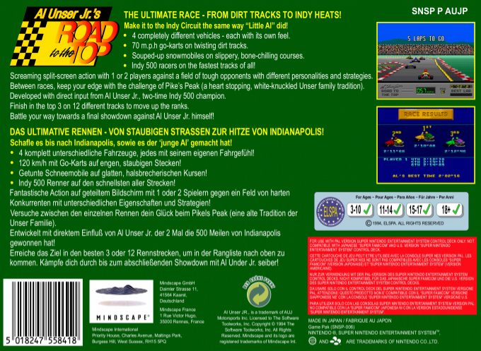 Al Unser Jr.'s Road to the Top - Dos