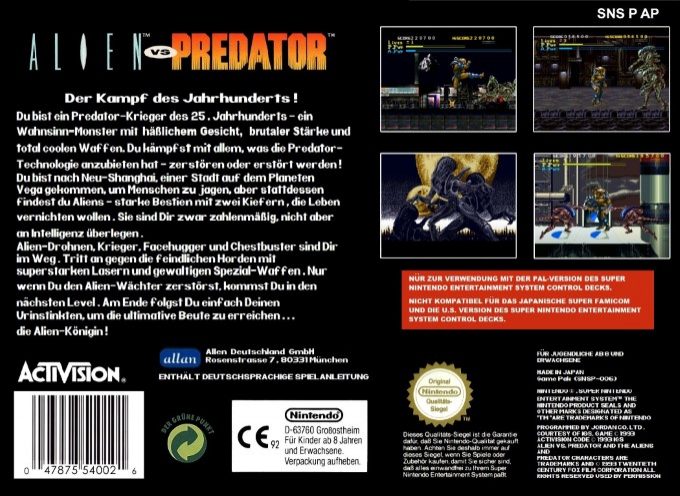 Alien Versus Predator - Dos