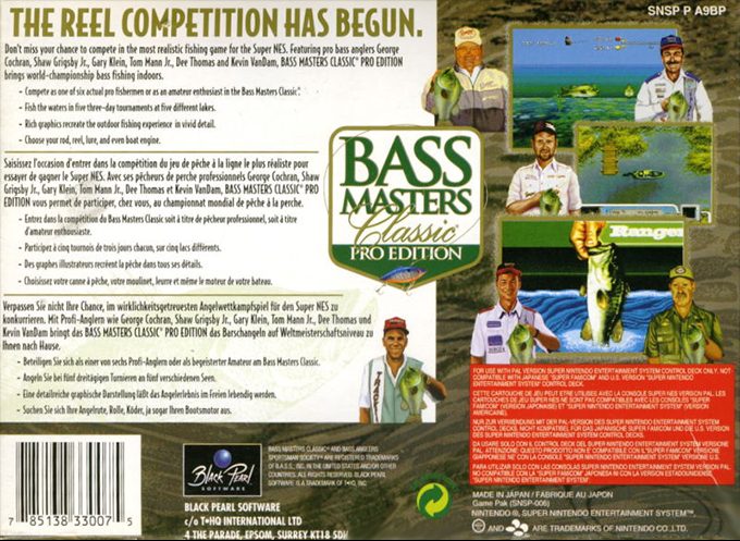 Bass Masters Classic : Pro Edition - Dos