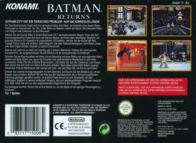 Batman Returns - Dos