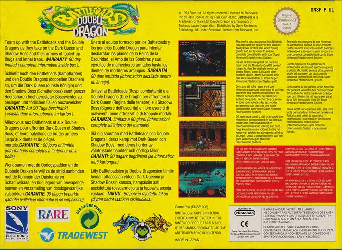 Battletoads & Double Dragon dos