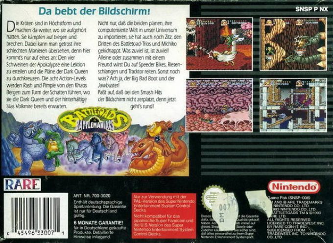 Battletoads in Battlemaniacs - Dos