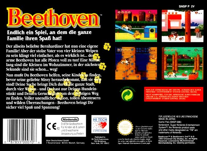 Beethoven : The Ultimate Canine Caper! - Dos