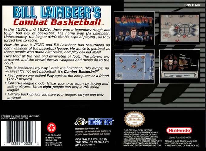 Bill Laimbeer's Combat Basketball - Dos
